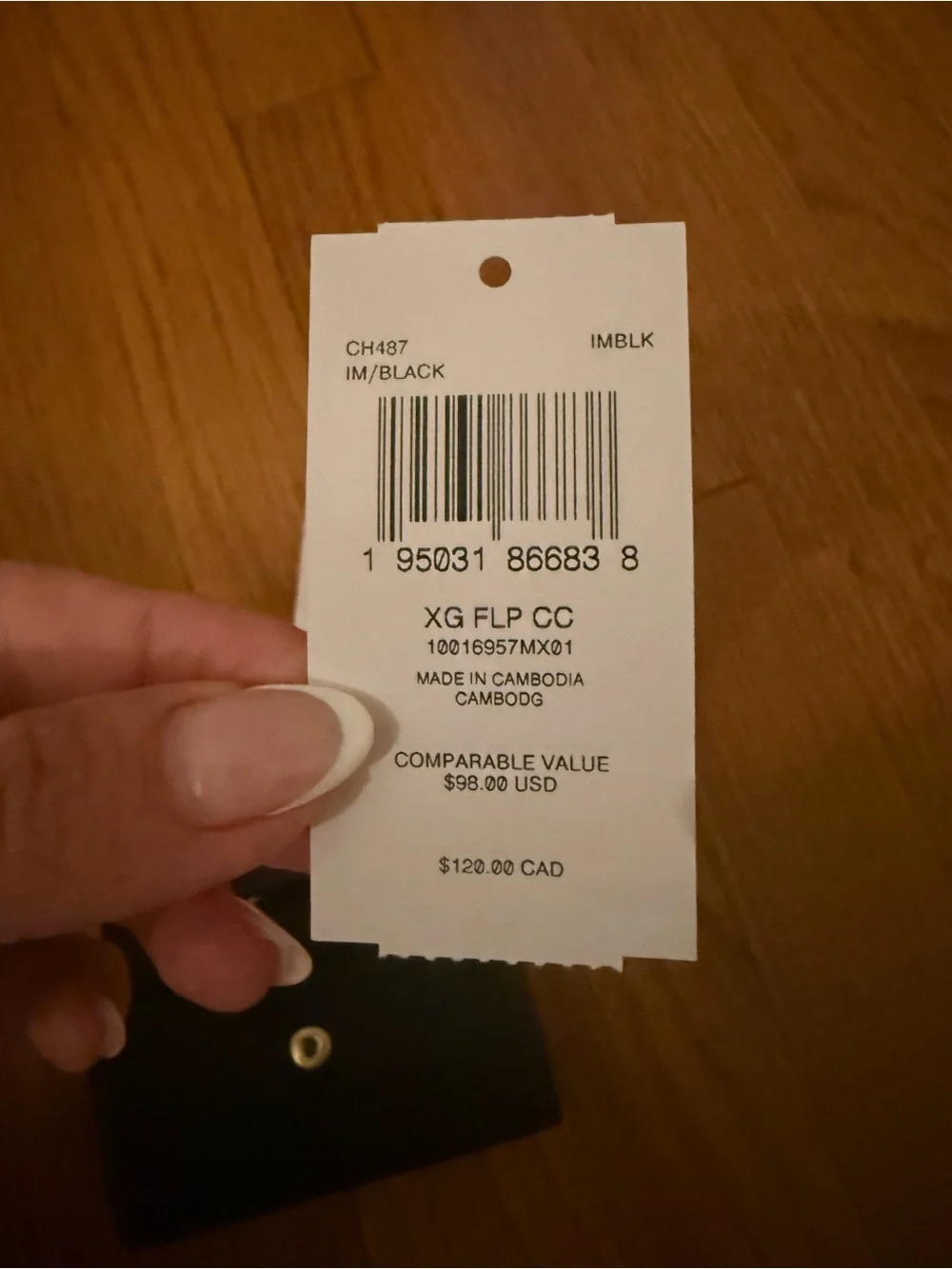 Coach nwt card